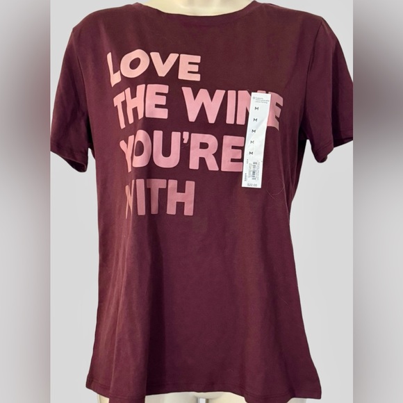 Nine West Tops - NWT Nine West Love The One Your With Women's T-shirt Medium